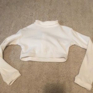Girls crop top size small- goes under cheer vest